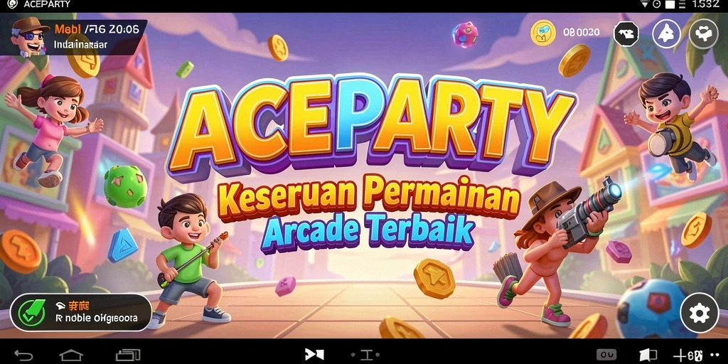 Tampilan gameplay seru dari ACEPARTY yang membuat ketagihan.