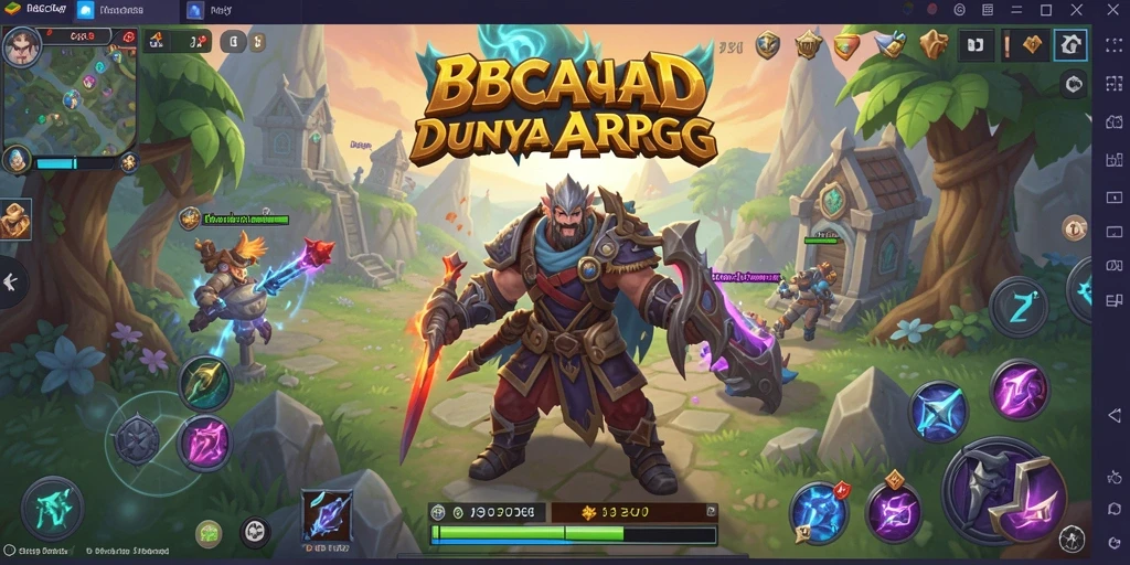 Gameplay seru dalam dunia fantasi ARPG BBCA4D.