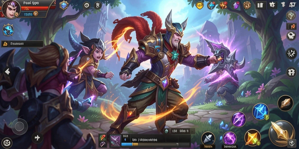 Tampilan gameplay D06 yang penuh aksi dan petualangan.