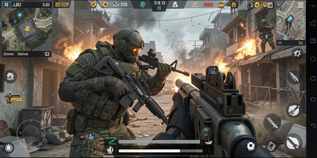 Tampilan gameplay JJ62 yang menegangkan dan penuh aksi.