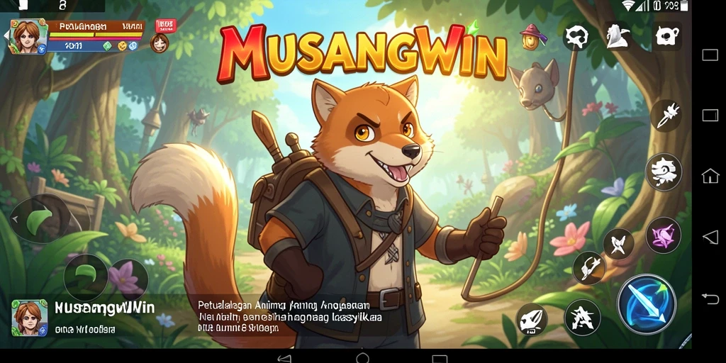 Tampilan gameplay <strong>MUSANGWIN</strong> yang mengesankan dengan aksi yang menegangkan.