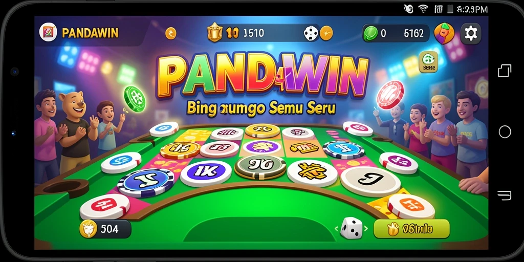Tampilan screenshot utama PANDAWIN menampilkan gameplay seru Bingo.