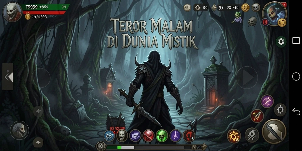Gameplay menyeramkan di T9999 dengan suasana mencekam.