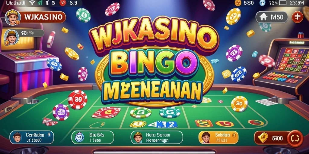 Tangkapan layar gameplay <strong>WJKASINO</strong> menampilkan keseruan permainan Bingo.